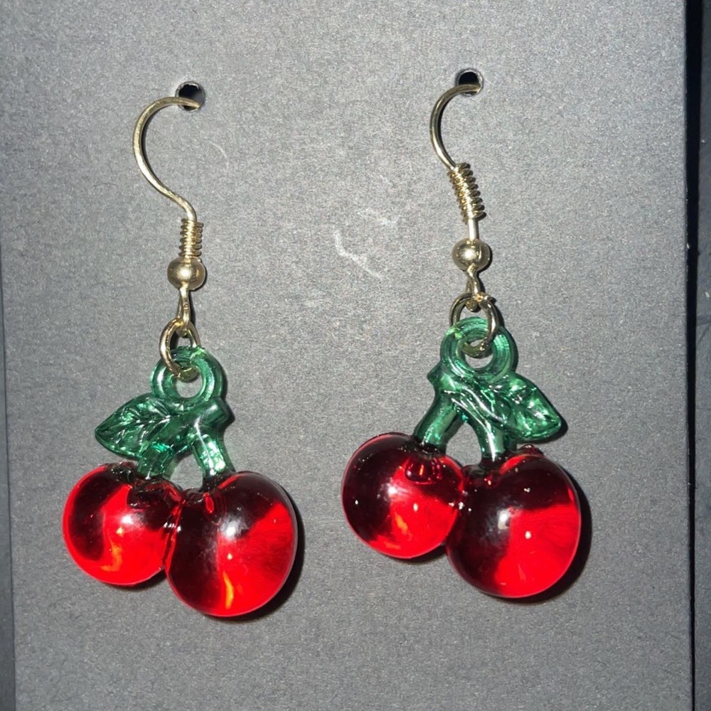 Cherry earrings
